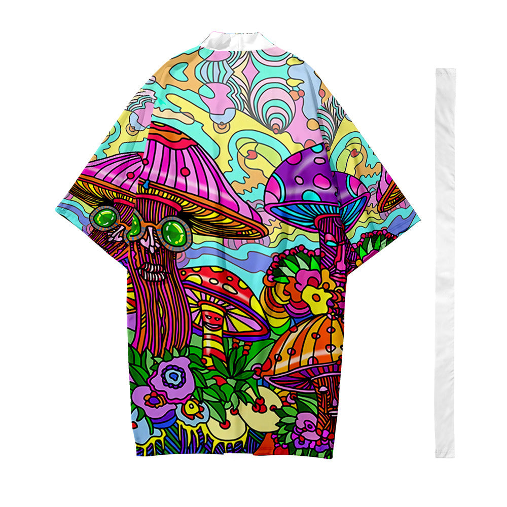 Japanese Kimono Psychedelic Pattern - DITCHWORLD