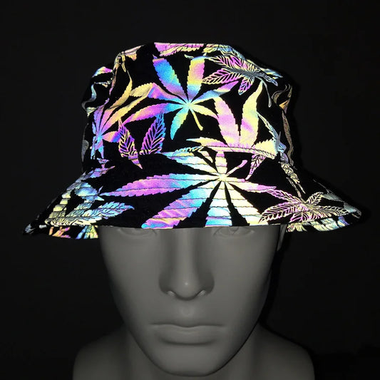 UV Reflective Colourful Bucket Hat - 420