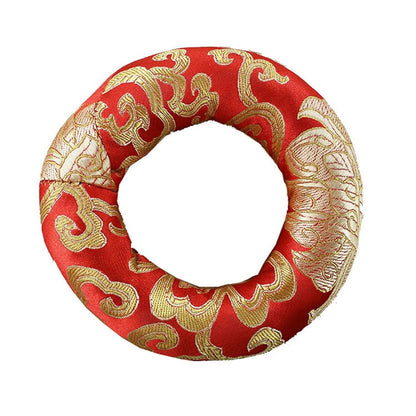 Silk Brocade Cushion Pillow For Yoga Tibetan Singing Bowl Mat Meditation Ring Cushion Buddhism Products Sound Bowl Pads Home - DITCHWORLD