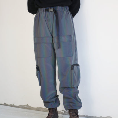 Reflective Cargo Pants with Belt + Pockets - DITCHWORLD