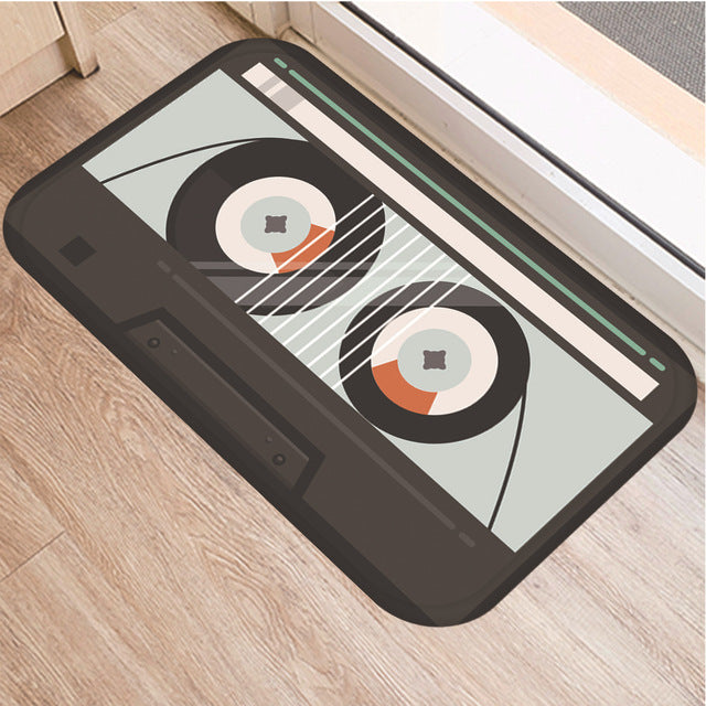Cassette Tape Mats Anti Slip Floor Carpet