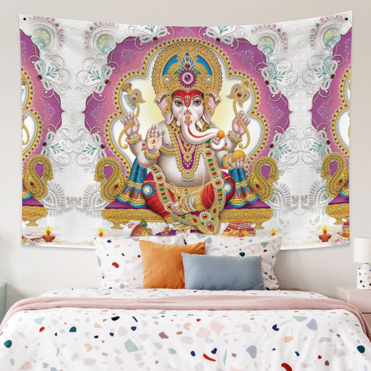 Elephant Indian Ganesha Mandala Tapestries