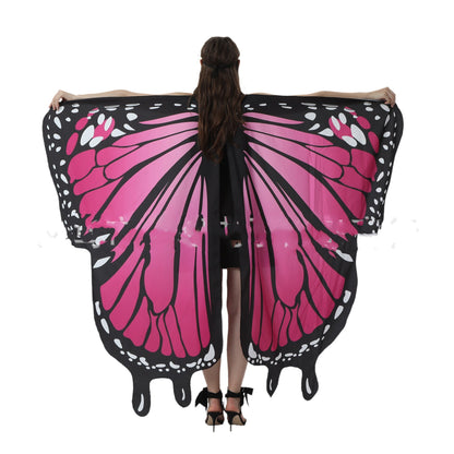 Butterfly Wings Costume Adult Girl Halloween Butterfly Cape Costume For Festival Party Dress Up Nymph Pixie Cloak