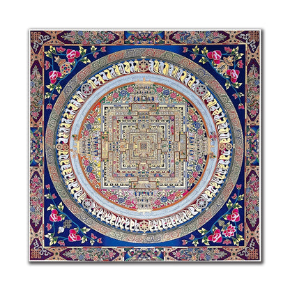 Modern Thangka Mandala Buddha Canvas Paintings Abstract Posters and Prints Wall Art Pictures for Living Room Decoration Cuadros - DITCHWORLD