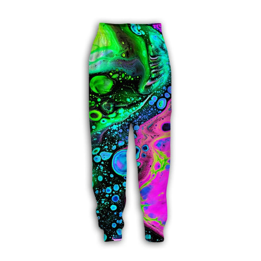 Trippy Joggers Pants Streetwear Unisex Psychedelic swirl of vibrant colours Sweatpants