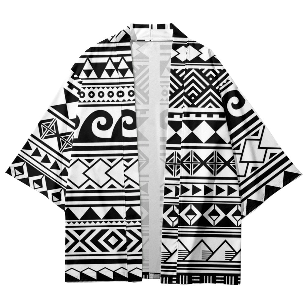 Kimono Azteck BW - Unisex - DITCHWORLD